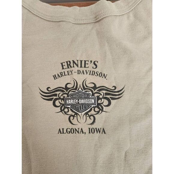 Harley-Davidson LARGE toupe top with HARLEY and logo on front. Algona on the bac - Picture 4 of 4